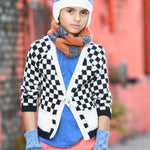 Checked Cardigan - Cabbages & Kings