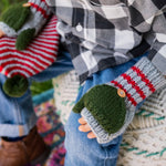 Kids Fingerless Fold - Over Mittens - Cabbages & Kings