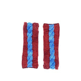 Women & Kids Cable Knit Fingerless Gloves - Cabbages & Kings #color_rust