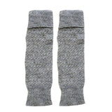 Hand-Knit Grey Leg & Arm Warmers