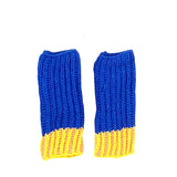 Kids Cable Knit Fingerless Gloves