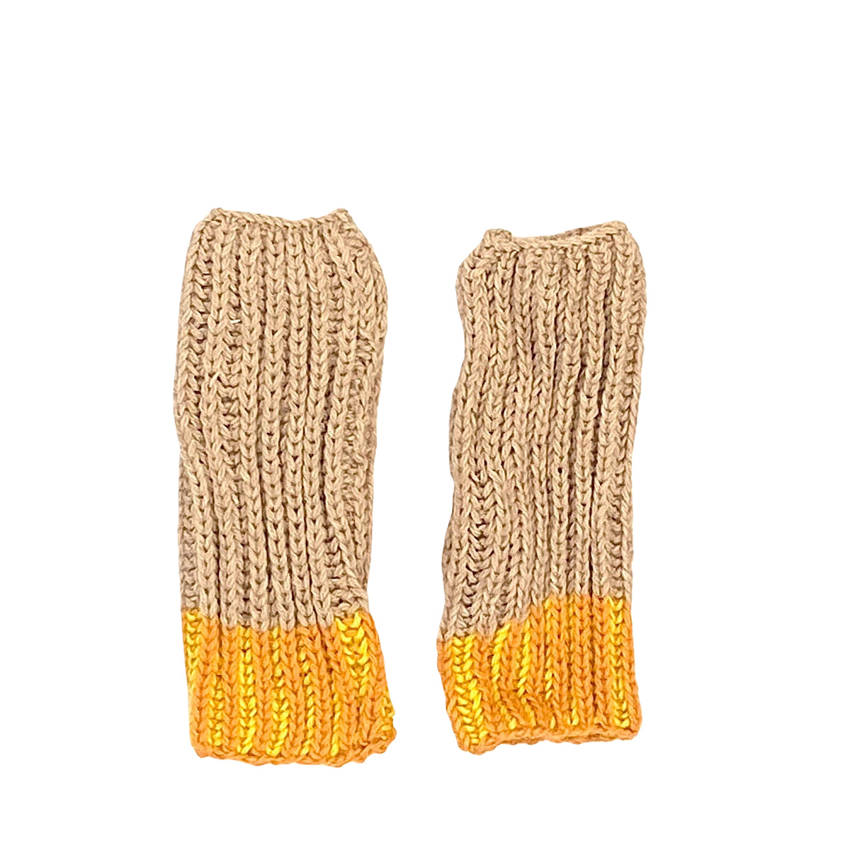 Kids Cable Knit Fingerless Gloves