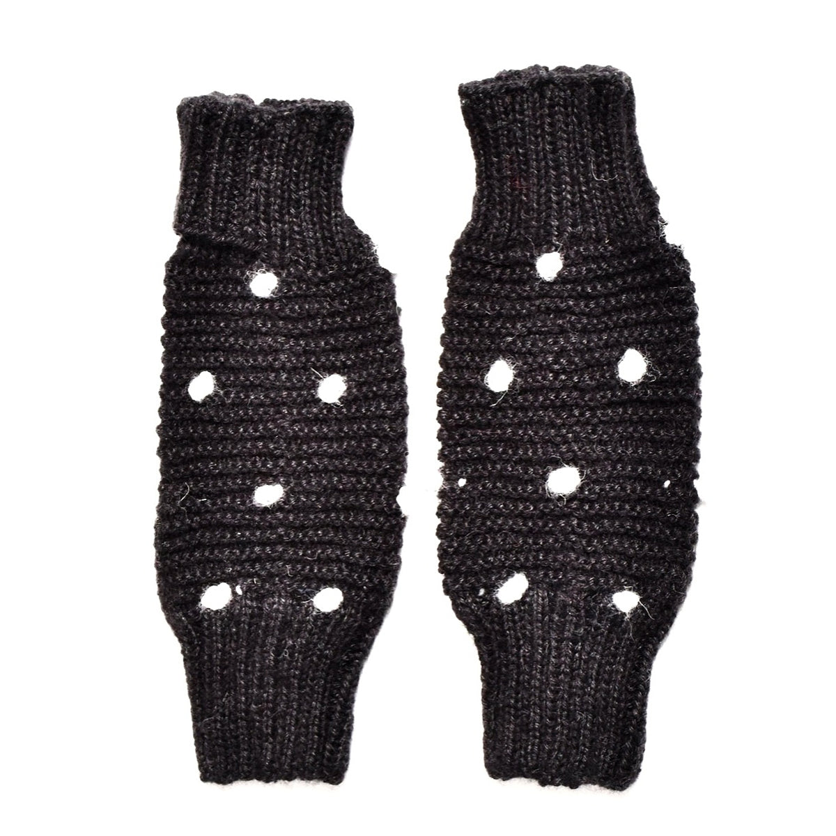 Hand Knit Pom Leg & Arm Warmers