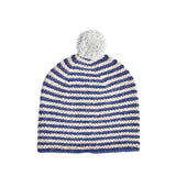 Striped Pom Hat