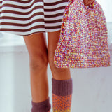 Hand-Knit Cotton Bag