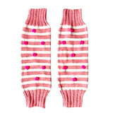 Striped Dot Leg Warmers