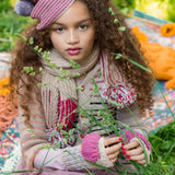 Striped Pom Hat