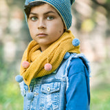 Double Wrap Pom Scarf