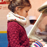 Hand-Knit Multi-Colored Fingerless Gloves