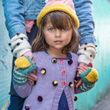 Kids Fingerless Fold-Over Mittens