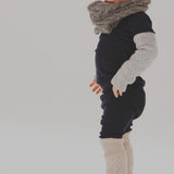 Hand-Knit Grey Leg & Arm Warmers