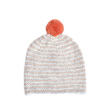 Striped Pom Hat