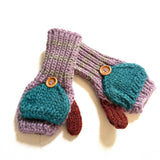 Kids Fingerless Fold-Over Mittens