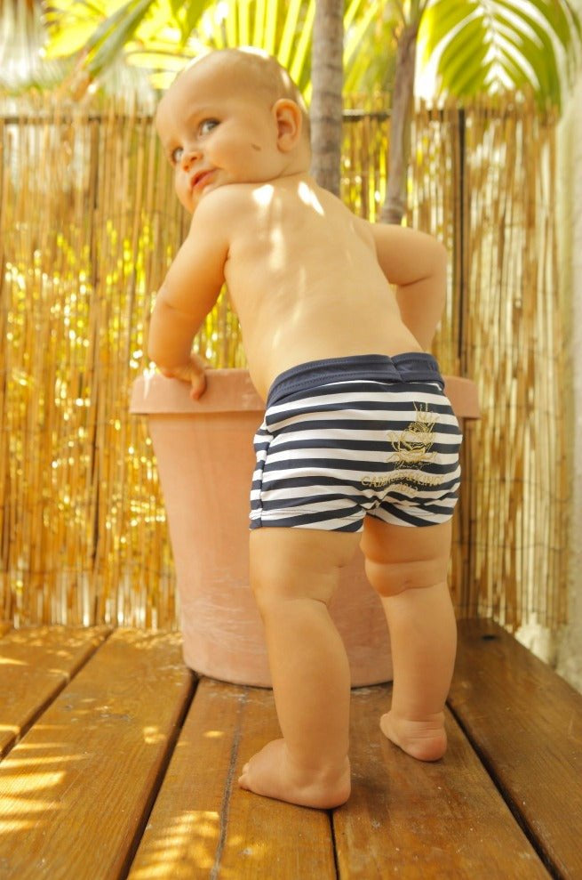 Boys Logo Swim Shorts - Cabbages & Kings