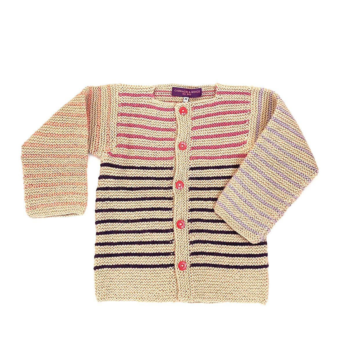 Striped Alpaca Cardigan