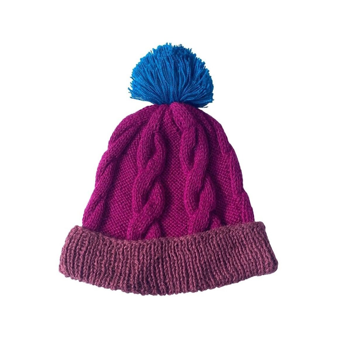 Cable Knit Pom Hats - Cabbages & Kings