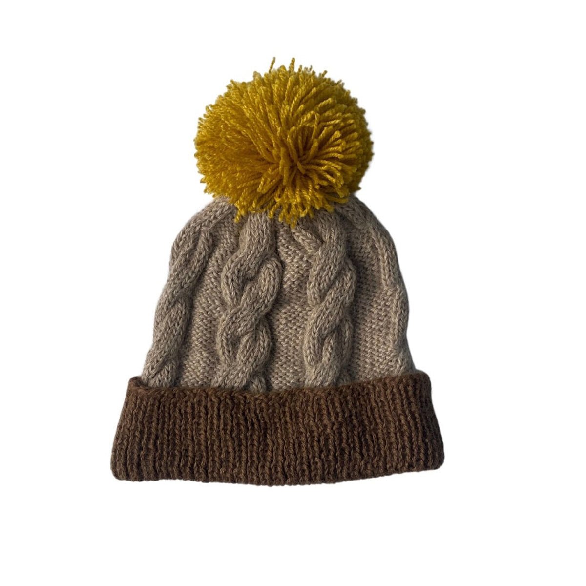 Cable Knit Pom Hats - Cabbages & Kings
