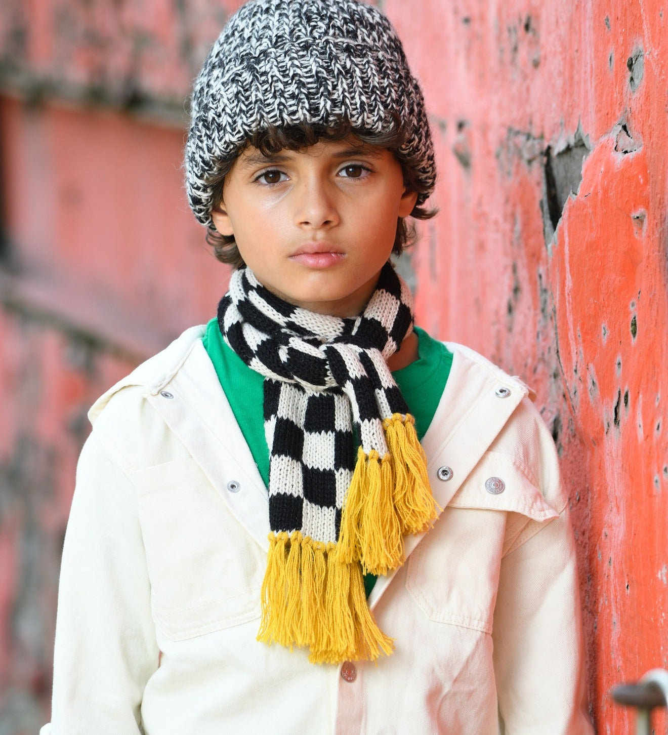 Checked Scarf - Cabbages & Kings