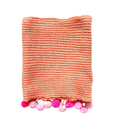 Double Wrap Dangling Pom Scarf - Cabbages & Kings