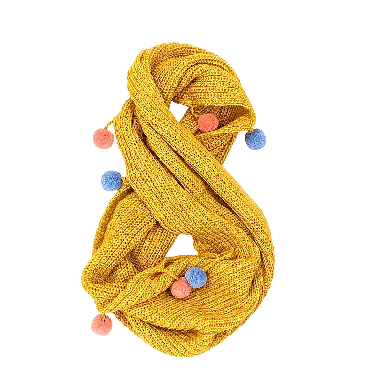 Double Wrap Pom Scarf - Cabbages & Kings