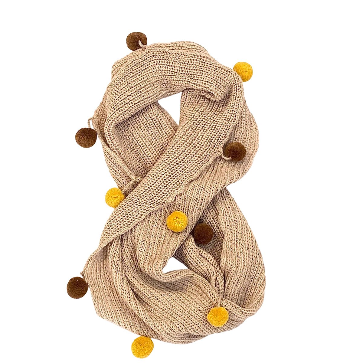 Double Wrap Pom Scarf - Cabbages & Kings