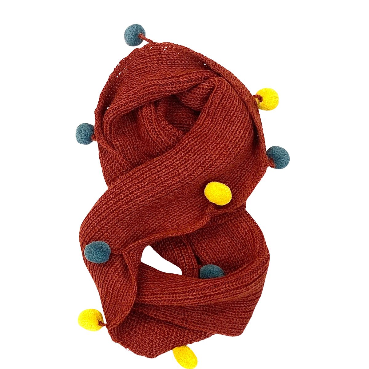 Double Wrap Pom Scarf - Cabbages & Kings
