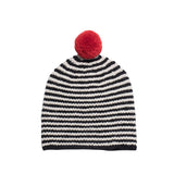 Striped Pom Hat