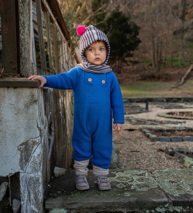 Four Button Bib Romper - Cabbages & Kings