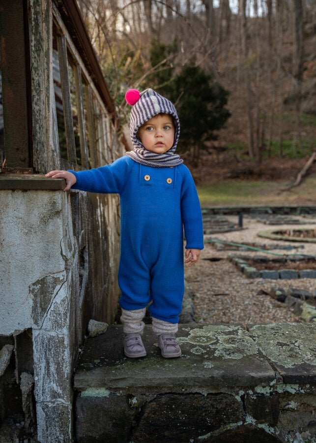 Four Button Bib Romper - Cabbages & Kings