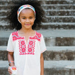 Hand Embroidered Scoop Blouse - Cabbages & Kings