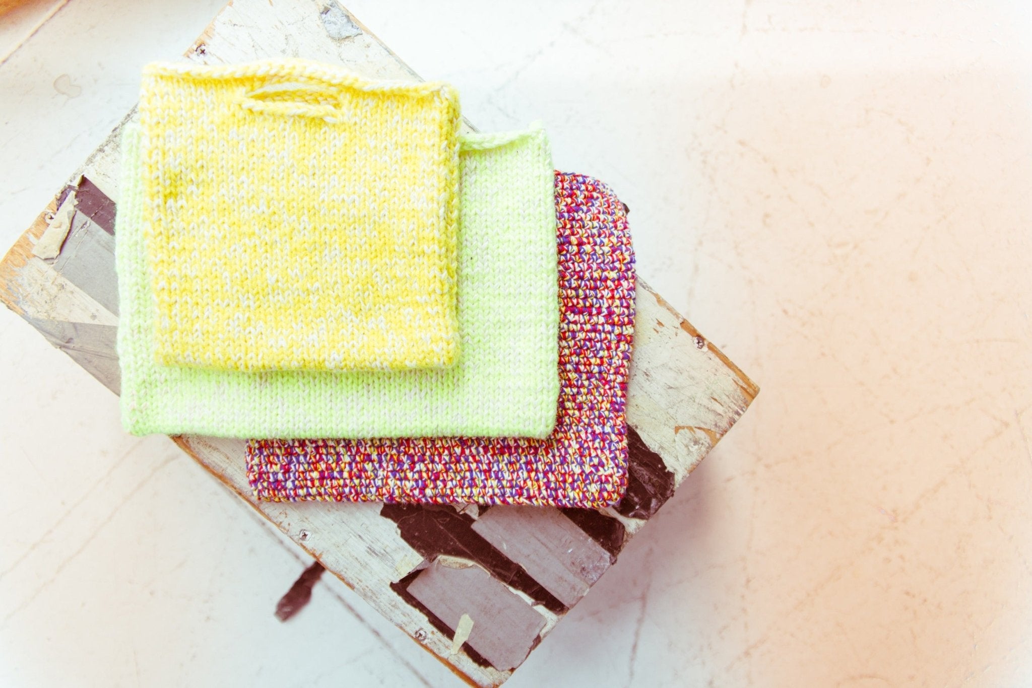 Hand - Knit Cotton Bag - Cabbages & Kings