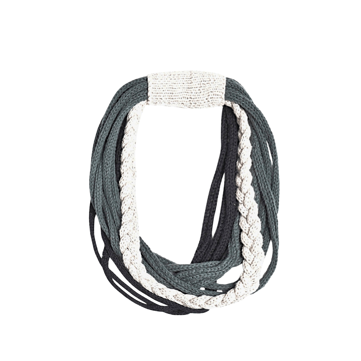 Hand Knit Cotton Necklace - Cabbages & Kings