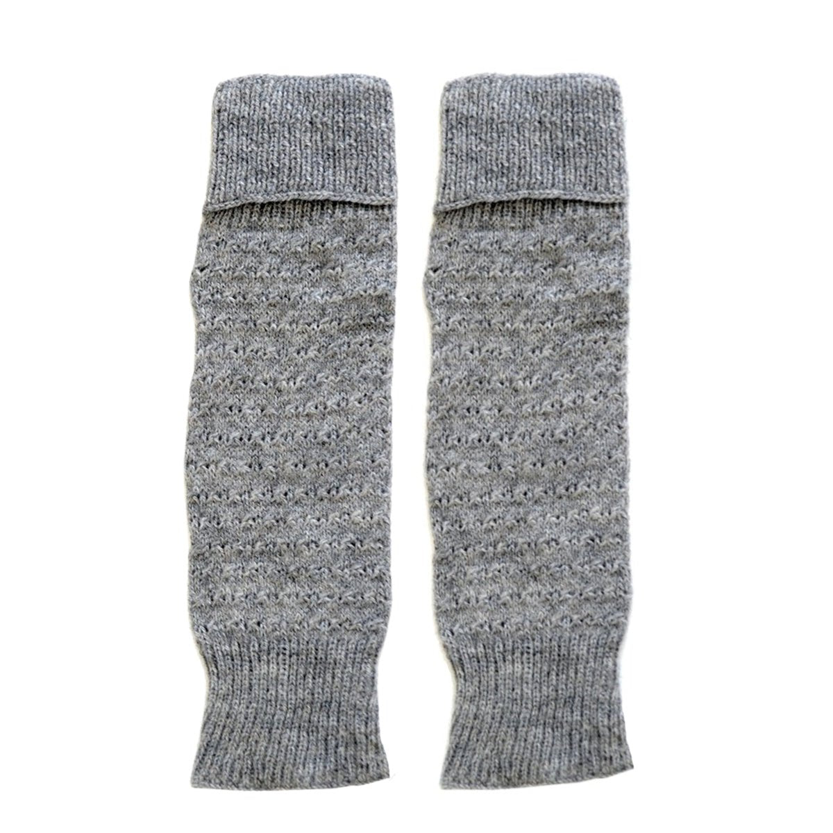 Hand - Knit Grey Leg & Arm Warmers - Cabbages & Kings