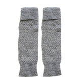 Hand - Knit Grey Leg & Arm Warmers - Cabbages & Kings