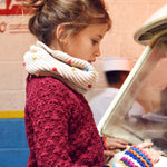 Hand - Knit Multi - Colored Fingerless Gloves - Cabbages & Kings