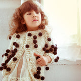 Hand - Knit Pom Cardigan - Cabbages & Kings