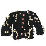 Hand - Knit Pom Cardigan - Cabbages & Kings