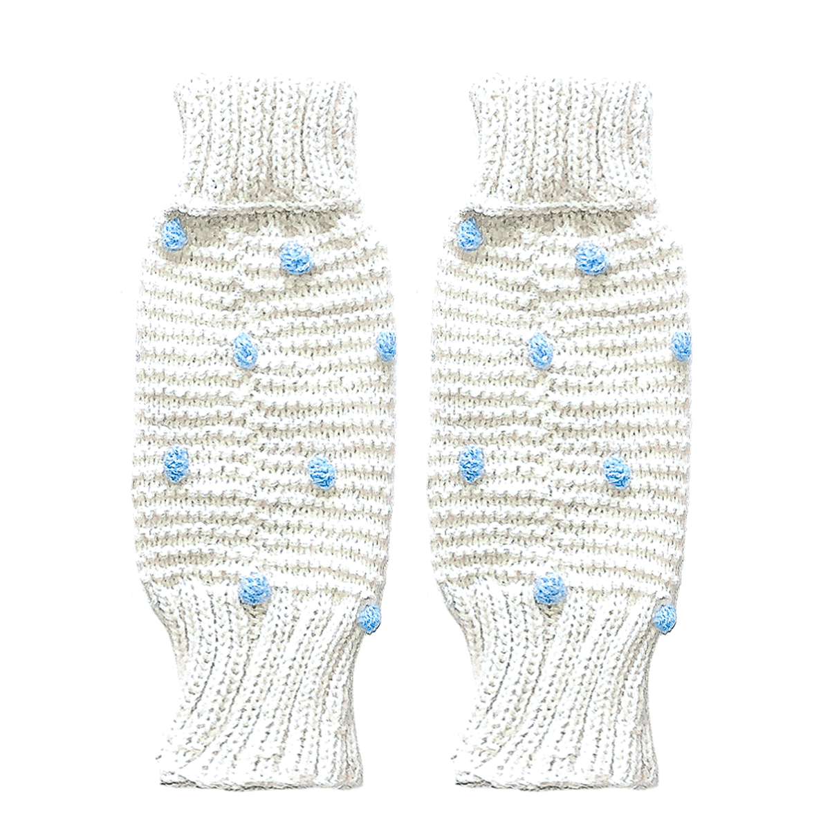 Hand Knit Pom Leg & Arm Warmers - Cabbages & Kings