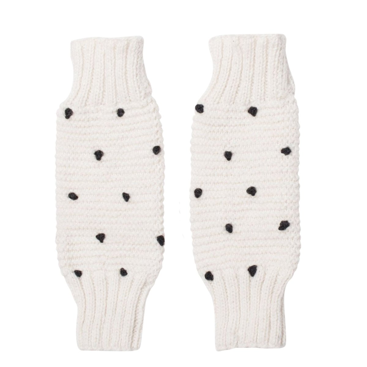 Hand Knit Pom Leg & Arm Warmers - Cabbages & Kings