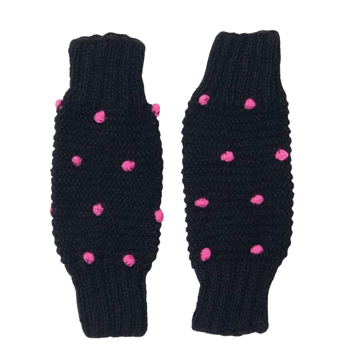 Hand Knit Pom Leg & Arm Warmers - Cabbages & Kings