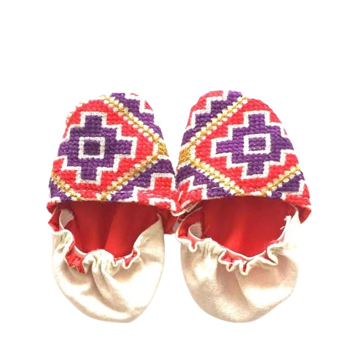 Handmade Embroidered Baby Shoes - Cabbages & Kings