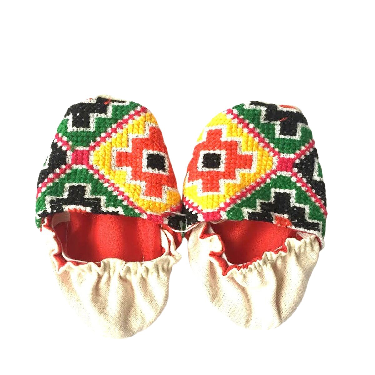 Handmade Embroidered Baby Shoes - Cabbages & Kings
