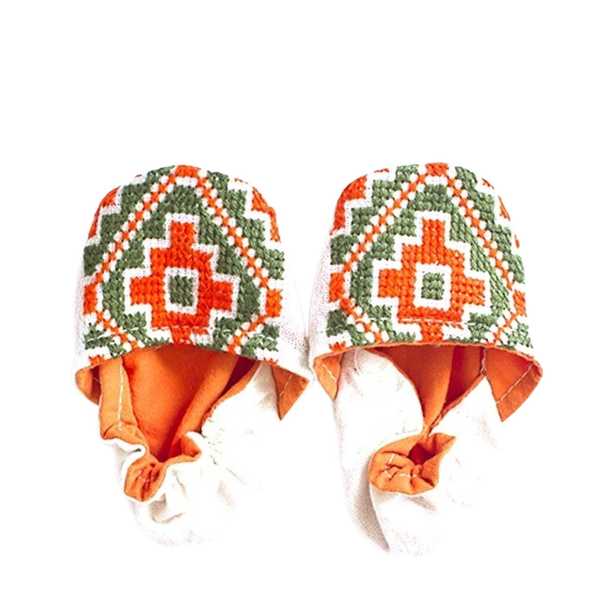 Handmade Embroidered Baby Shoes - Cabbages & Kings