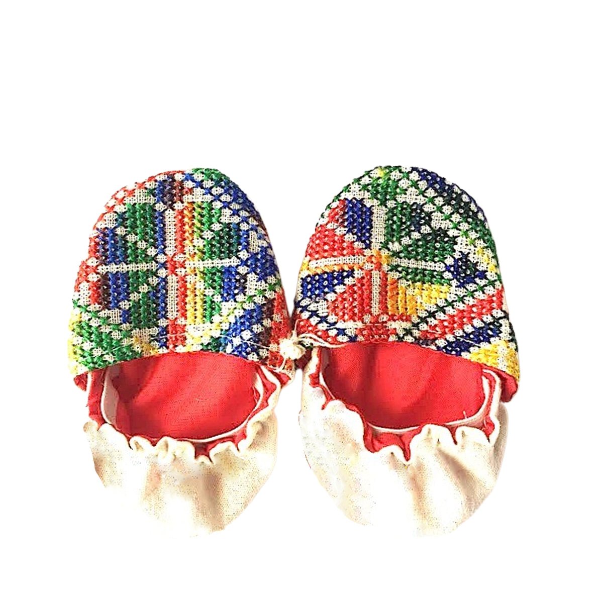 Handmade Embroidered Baby Shoes - Cabbages & Kings