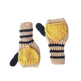 Kids Fingerless Fold - Over Mittens - Cabbages & Kings