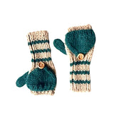 Kids Fingerless Fold - Over Mittens - Cabbages & Kings