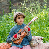Kids Fingerless Fold - Over Mittens - Cabbages & Kings