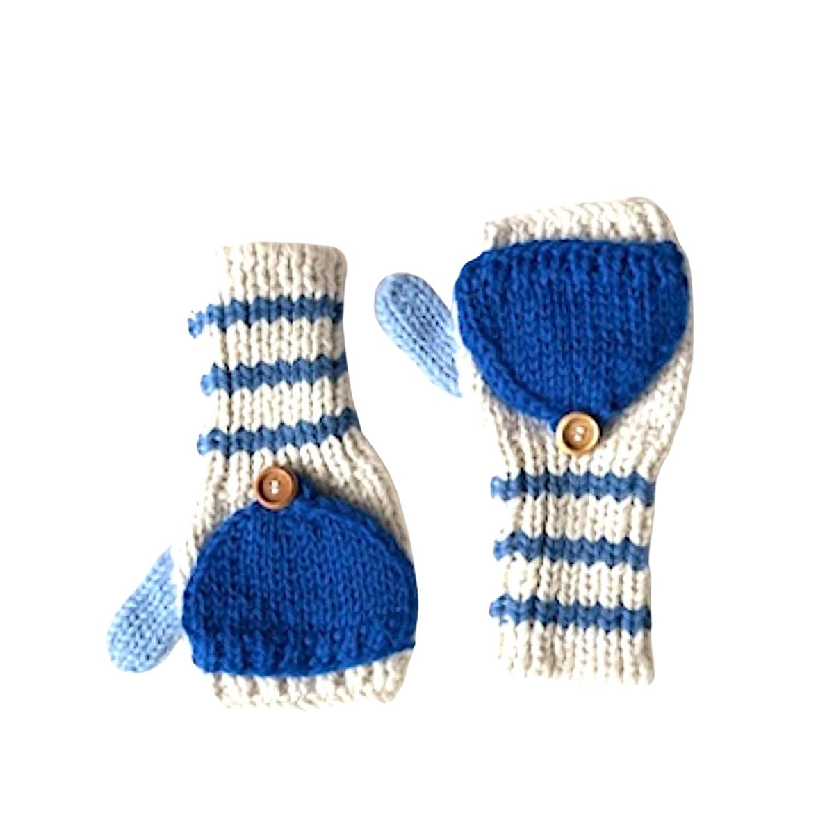 Kids Fingerless Fold - Over Mittens - Cabbages & Kings