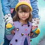 Kids Fingerless Fold - Over Mittens - Cabbages & Kings