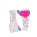 Kids Fingerless Fold - Over Mittens - Cabbages & Kings
